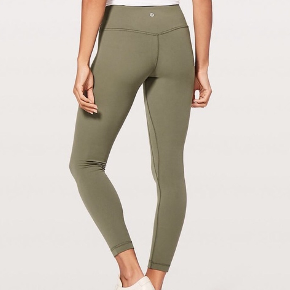 Sage green lululemon align II pants
